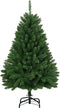 vidaXL - Kunstkerstboom - met - scharnieren - met - standaard - 120 - cm - groen