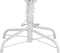 vidaXL - Kunstkerstboom - met - scharnieren - met - standaard - 240 - cm - wit