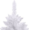 vidaXL - Kunstkerstboom - met - scharnieren - met - standaard - 240 - cm - wit