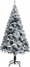 vidaXL - Kunstkerstboom - met - sneeuw - 120 - cm - groen