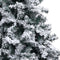 vidaXL - Kunstkerstboom - met - sneeuw - 120 - cm - groen