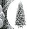 vidaXL - Kunstkerstboom - met - sneeuw - 120 - cm - PVC - en - PE