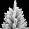 vidaXL - Kunstkerstboom - met - sneeuw - 120 - cm - PVC - en - PE