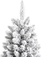 vidaXL - Kunstkerstboom - met - sneeuw - 150 - cm - PVC - en - PE