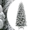 vidaXL - Kunstkerstboom - met - sneeuw - 150 - cm - PVC - en - PE