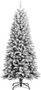 vidaXL - Kunstkerstboom - met - sneeuw - 150 - cm - PVC - en - PE