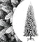 vidaXL - Kunstkerstboom - met - sneeuw - 180 - cm - PVC - en - PE