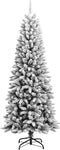 vidaXL - Kunstkerstboom - met - sneeuw - 180 - cm - PVC - en - PE