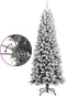 vidaXL - Kunstkerstboom - met - sneeuw - 180 - cm - PVC - en - PE