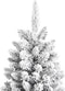 vidaXL - Kunstkerstboom - met - sneeuw - 180 - cm - PVC - en - PE