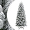 vidaXL - Kunstkerstboom - met - sneeuw - 180 - cm - PVC - en - PE