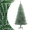 vidaXL - Kunstkerstboom - met - sneeuw - 240 - cm - groen