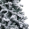 vidaXL - Kunstkerstboom - met - sneeuw - 240 - cm - groen