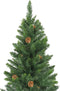 vidaXL - Kunstkerstboom - met - stalen - standaard - 910 - takken - 210 - cm