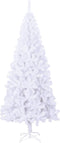 vidaXL - Kunstkerstboom - met - stalen - standaard - 910 - takken - 210 - cm