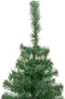 vidaXL - Kunstkerstboom - met - stalen - standaard - 910 - takken - 210 - cm