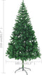 vidaXL - Kunstkerstboom - met - stalen - standaard - 910 - takken - 210 - cm
