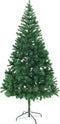 vidaXL - Kunstkerstboom - met - stalen - standaard - 910 - takken - 210 - cm
