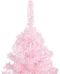 vidaXL - Kunstkerstboom - met - standaard - 120 - cm - PVC - roze