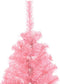 vidaXL - Kunstkerstboom - met - standaard - 120 - cm - PVC - roze