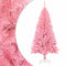 vidaXL - Kunstkerstboom - met - standaard - 120 - cm - PVC - roze