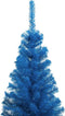 vidaXL - Kunstkerstboom - met - standaard - 150 - cm - PVC - blauw