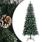 vidaXL - Kunstkerstboom - met - standaard - 150 - cm - PVC - groen