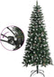 vidaXL - Kunstkerstboom - met - standaard - 150 - cm - PVC - groen