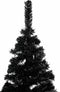 vidaXL - Kunstkerstboom - met - standaard - 150 - cm - PVC - zwart
