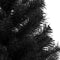 vidaXL - Kunstkerstboom - met - standaard - 150 - cm - PVC - zwart