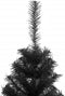 vidaXL - Kunstkerstboom - met - standaard - 150 - cm - PVC - zwart