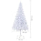 vidaXL - Kunstkerstboom - met - standaard - 180 - cm - 620 - takken