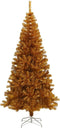 vidaXL - Kunstkerstboom - met - standaard - 180 - cm - PET - goudkleurig
