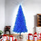 vidaXL - Kunstkerstboom - met - standaard - 180 - cm - PVC - blauw