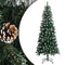 vidaXL - Kunstkerstboom - met - standaard - 180 - cm - PVC - groen