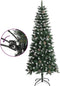 vidaXL - Kunstkerstboom - met - standaard - 180 - cm - PVC - groen