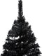 vidaXL Kunstkerstboom met standaard 180 cm PVC zwart