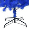 vidaXL - Kunstkerstboom - met - standaard - 210 - cm - PVC - blauw
