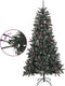 vidaXL - Kunstkerstboom - met - standaard - 210 - cm - PVC - groen