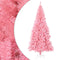 vidaXL - Kunstkerstboom - met - standaard - 210 - cm - PVC - roze