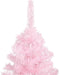 vidaXL - Kunstkerstboom - met - standaard - 210 - cm - PVC - roze