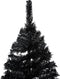 vidaXL - Kunstkerstboom - met - standaard - 210 - cm - PVC - zwart