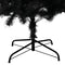 vidaXL - Kunstkerstboom - met - standaard - 210 - cm - PVC - zwart