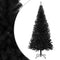 vidaXL - Kunstkerstboom - met - standaard - 240 - cm - PVC - zwart