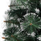vidaXL - Kunstkerstboom - met - standaard - 90 - cm - PVC - groen - en - wit