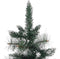 vidaXL - Kunstkerstboom - met - standaard - 90 - cm - PVC - groen - en - wit