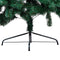 vidaXL - Kunstkerstboom - met - standaard - half - 120 - cm - PVC - groen