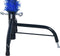 vidaXL - Kunstkerstboom - met - standaard - half - 120 - cm - PVC - blauw