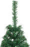 vidaXL - Kunstkerstboom - met - standaard - half - 150 - cm - PVC - groen