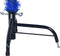 vidaXL - Kunstkerstboom - met - standaard - half - 150 - cm - PVC - blauw